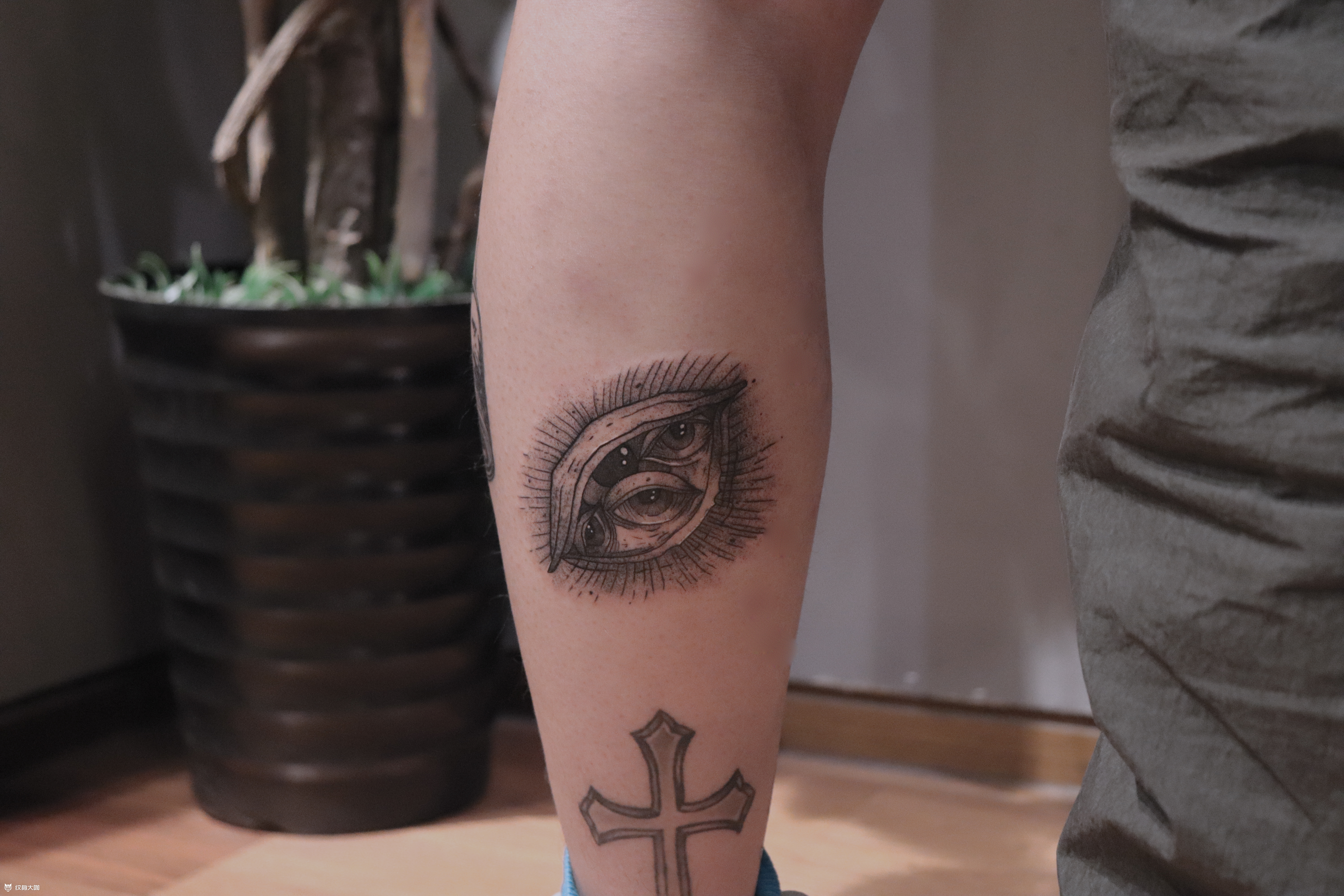 暗黑眼睛_纹身图案手稿图片_天津怪咖的纹身作品集