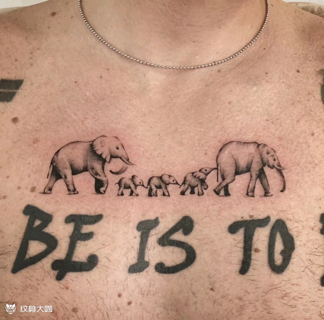 一家五口_纹身图案手稿图片_唐戈的纹身作品集