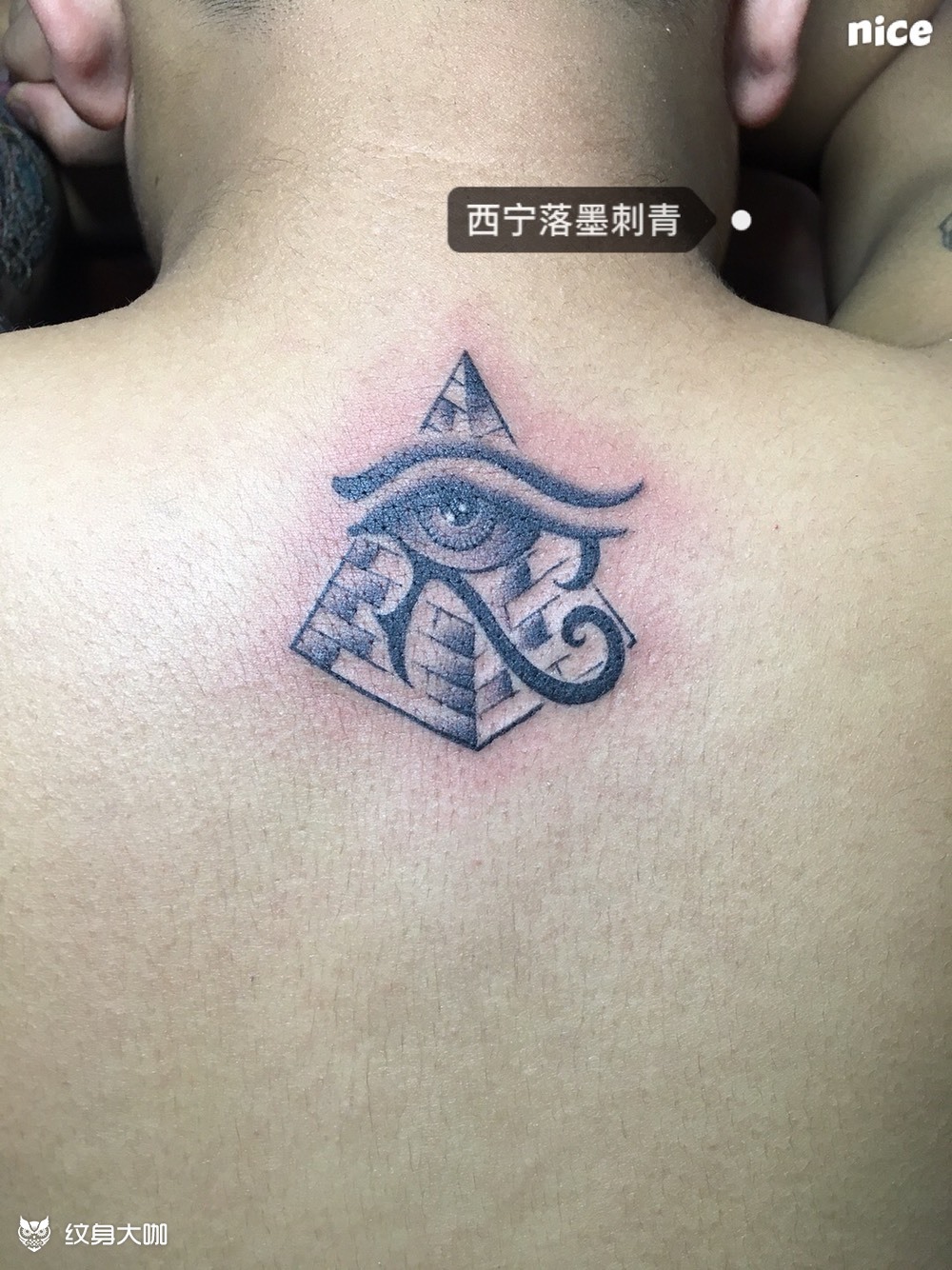 荷鲁斯之眼_纹身图案手稿图片_刘文鑫的纹身作品集