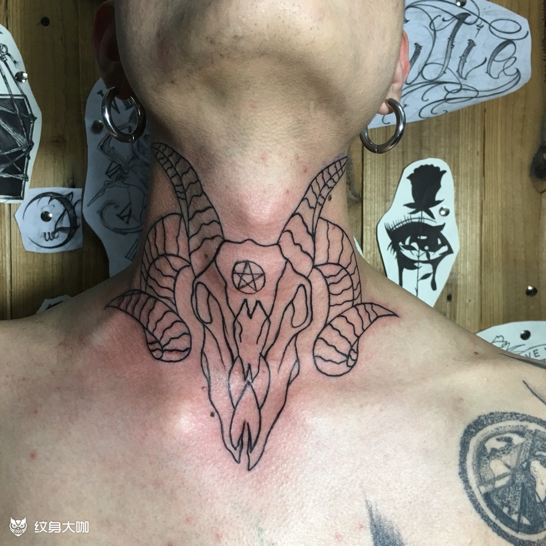 撒旦_纹身图案手稿图片_北冥tattoo-兴的纹身作品集