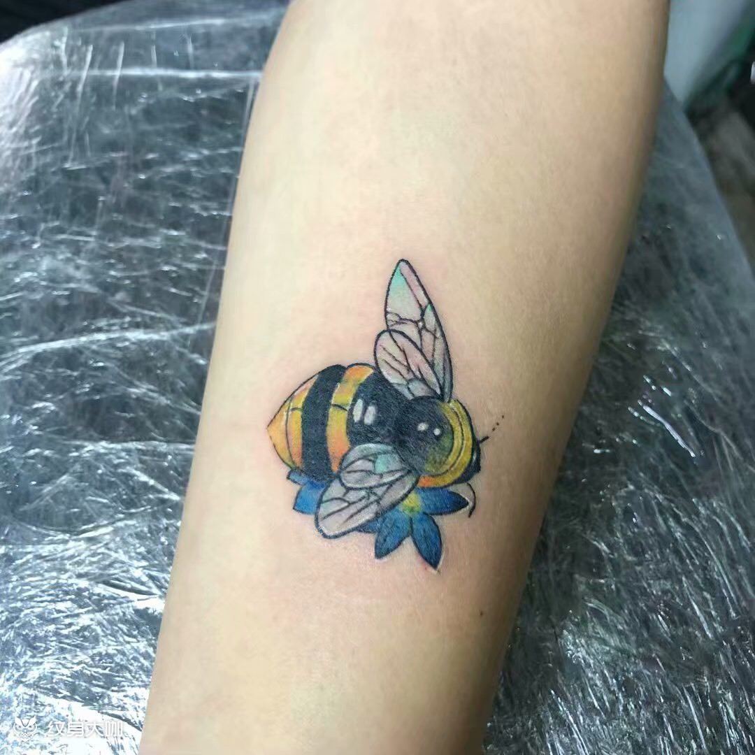 蜜蜂,遮盖_纹身图案手稿图片_仔仔的纹身作品集