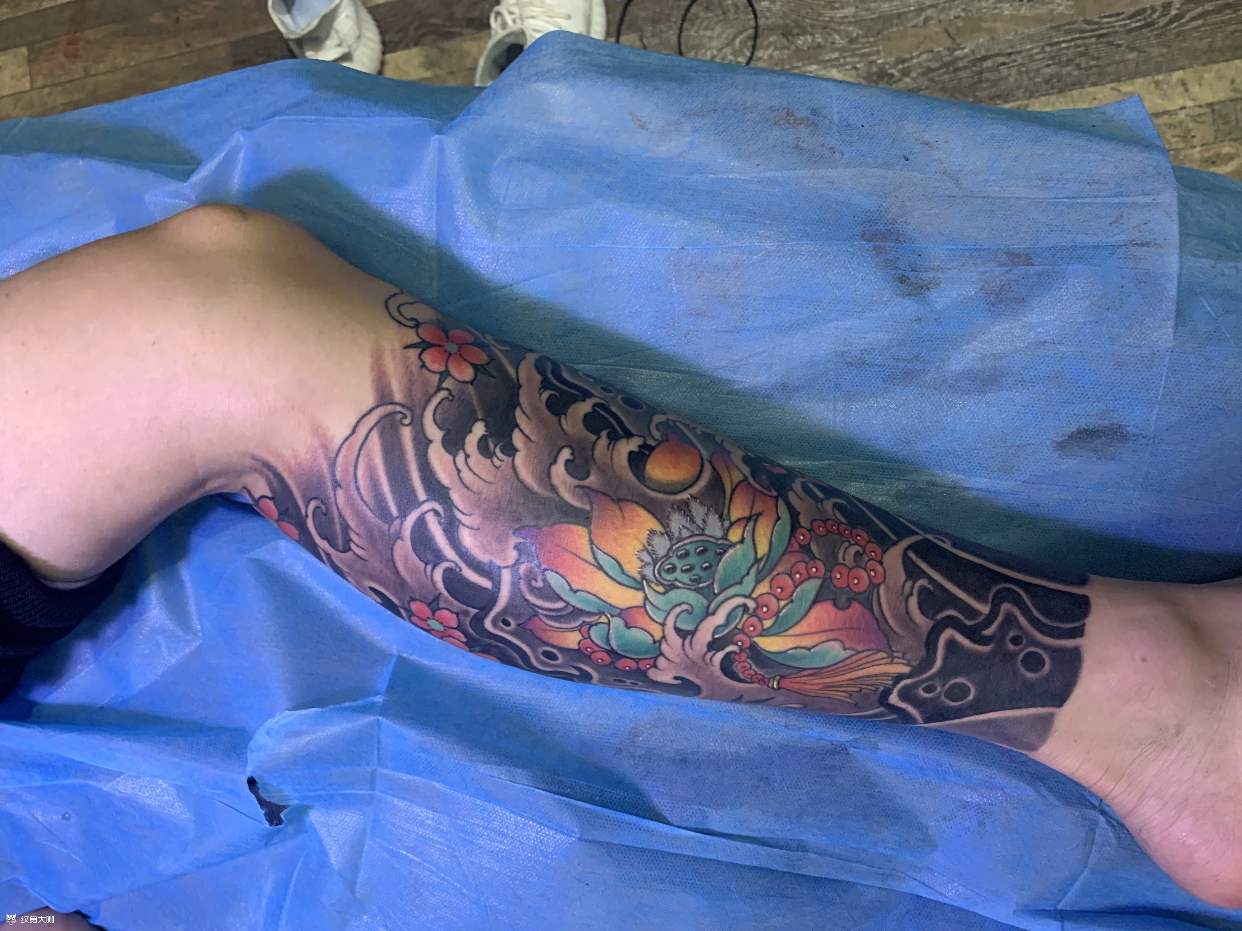鲤鱼包小腿_纹身吧社区 - 纹身大咖