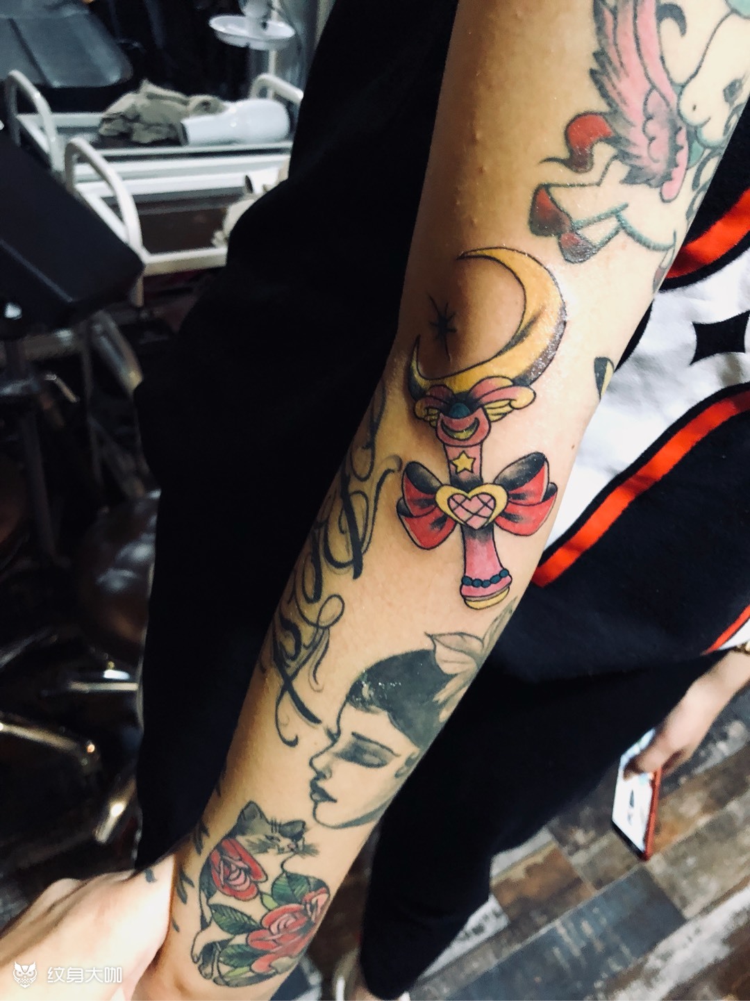 仙女棒_纹身图案手稿图片_班尼的纹身作品集