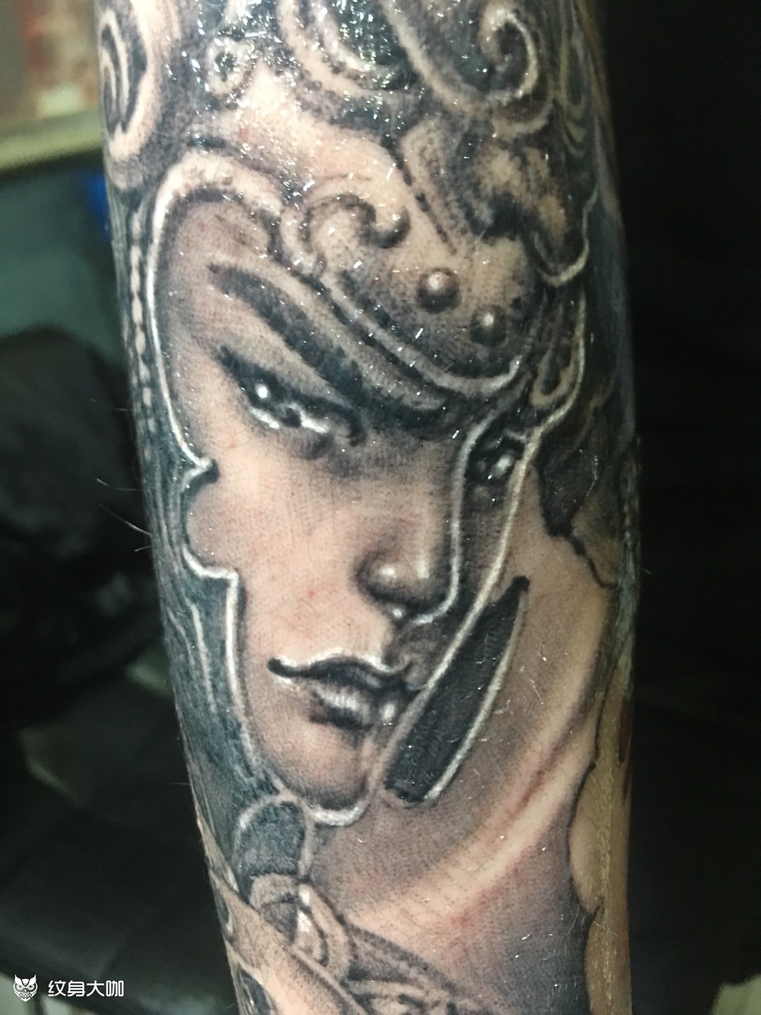 西凉马超_纹身图案手稿图片_沈阳风帆区 风雨的纹身作品集