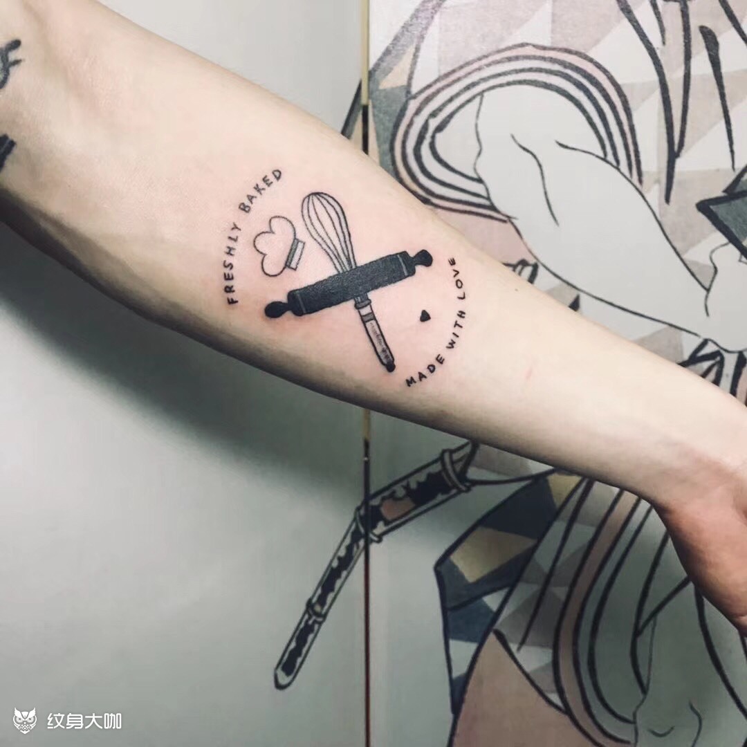 纹身图案手稿图片_李耀龙的纹身作品集