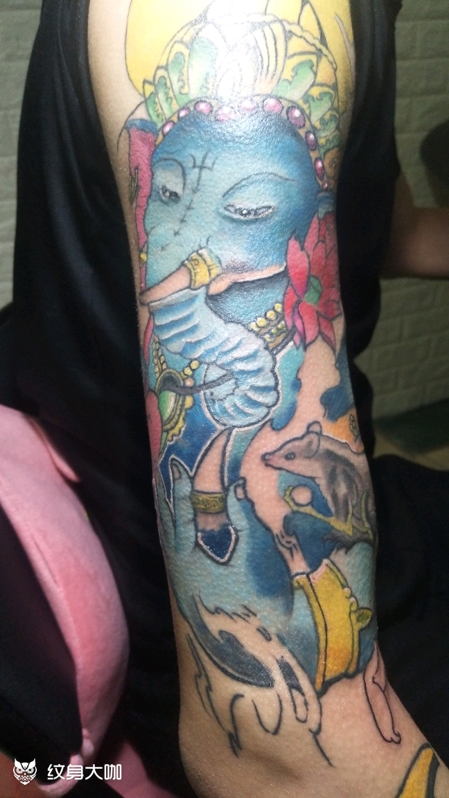 200块钱批发象神_纹身图案手稿图片_潮汐的纹身作品集