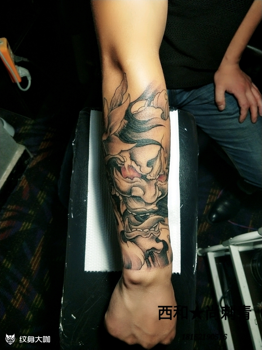 般若_纹身图案手稿图片_小尚的纹身作品集