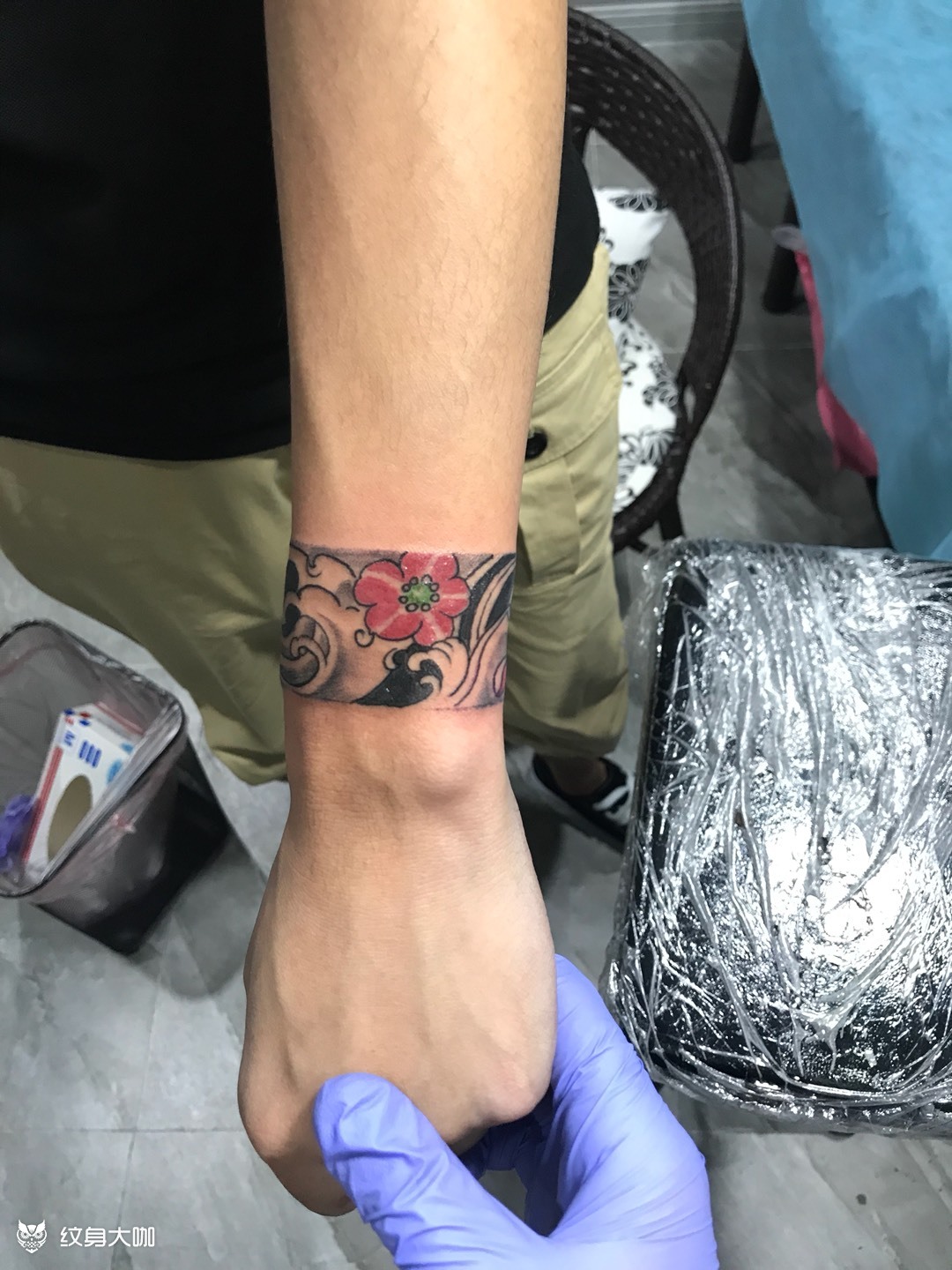 手环_纹身图案手稿图片_金啸的纹身作品集