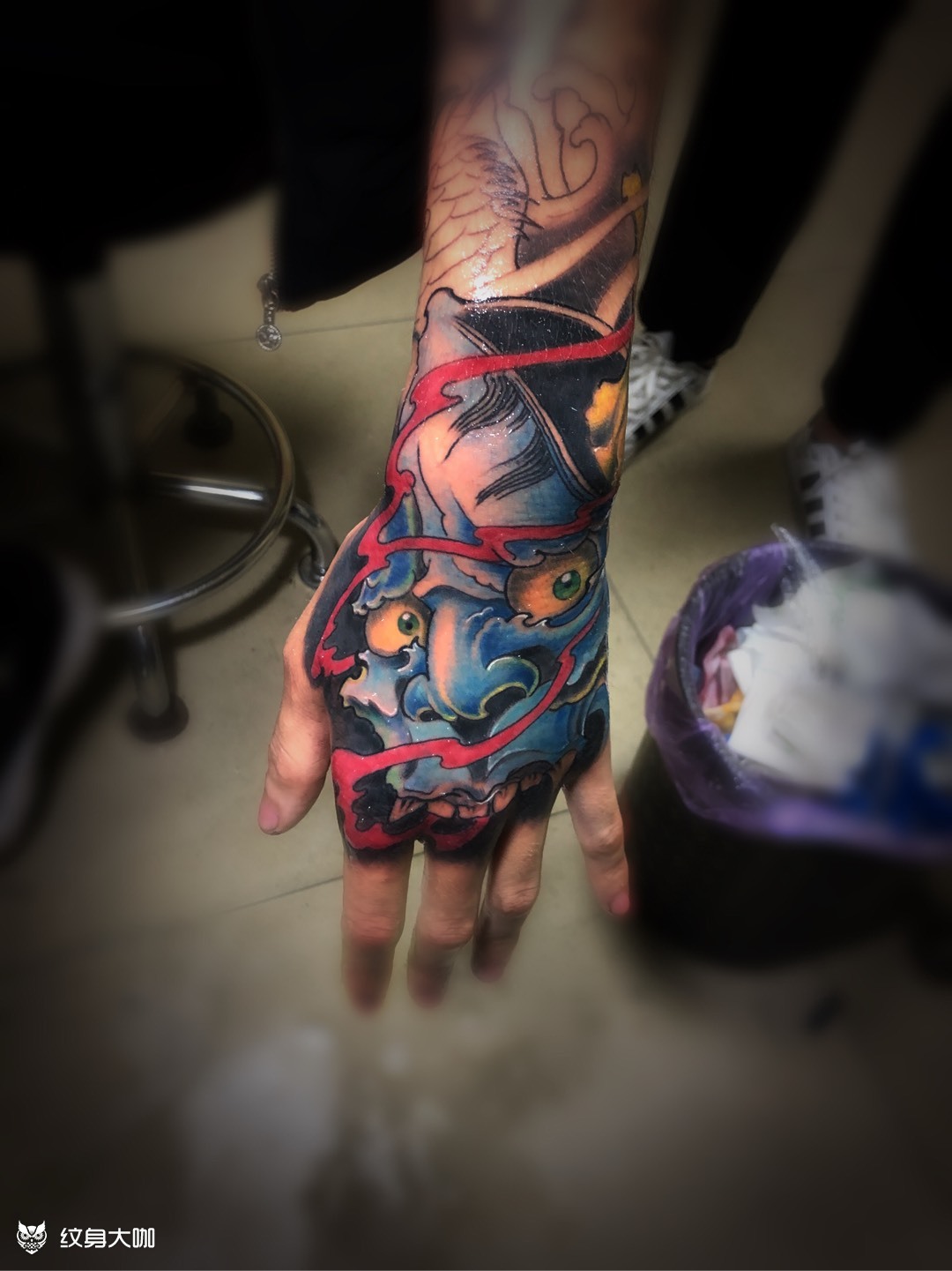 般若手面_纹身图案手稿图片_阿迪的纹身作品集