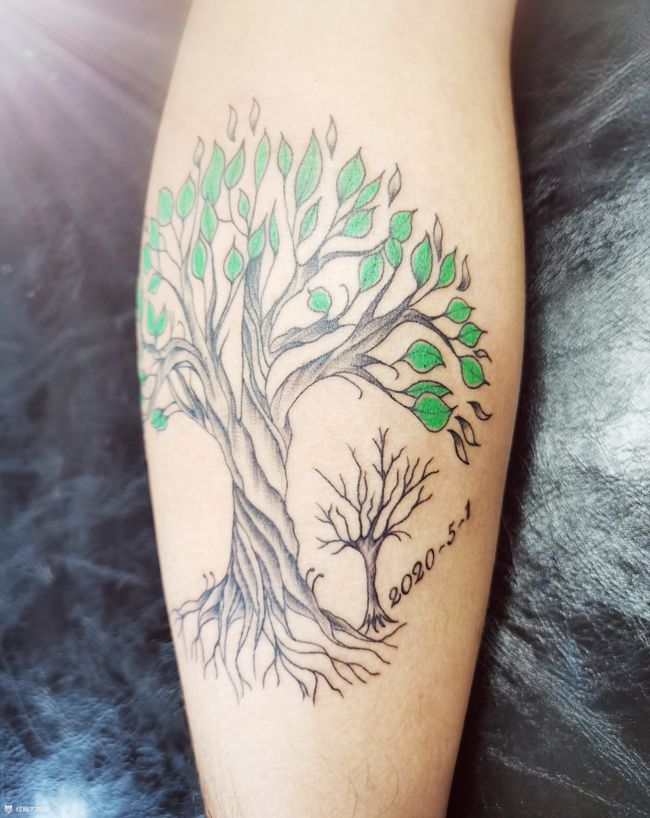 大树与小叔内容为一位父亲对孩_纹身吧社区 - 纹身大咖