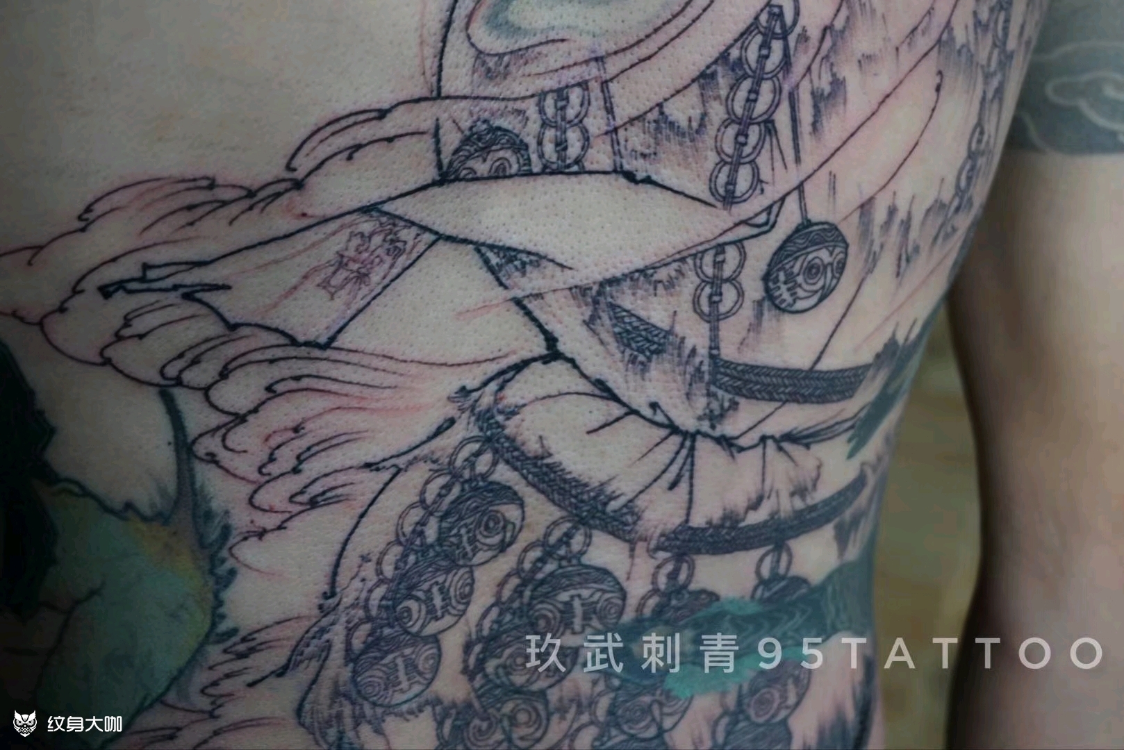 【鬼画符.三】局部_纹身图案手稿图片_玖武的纹身作品集