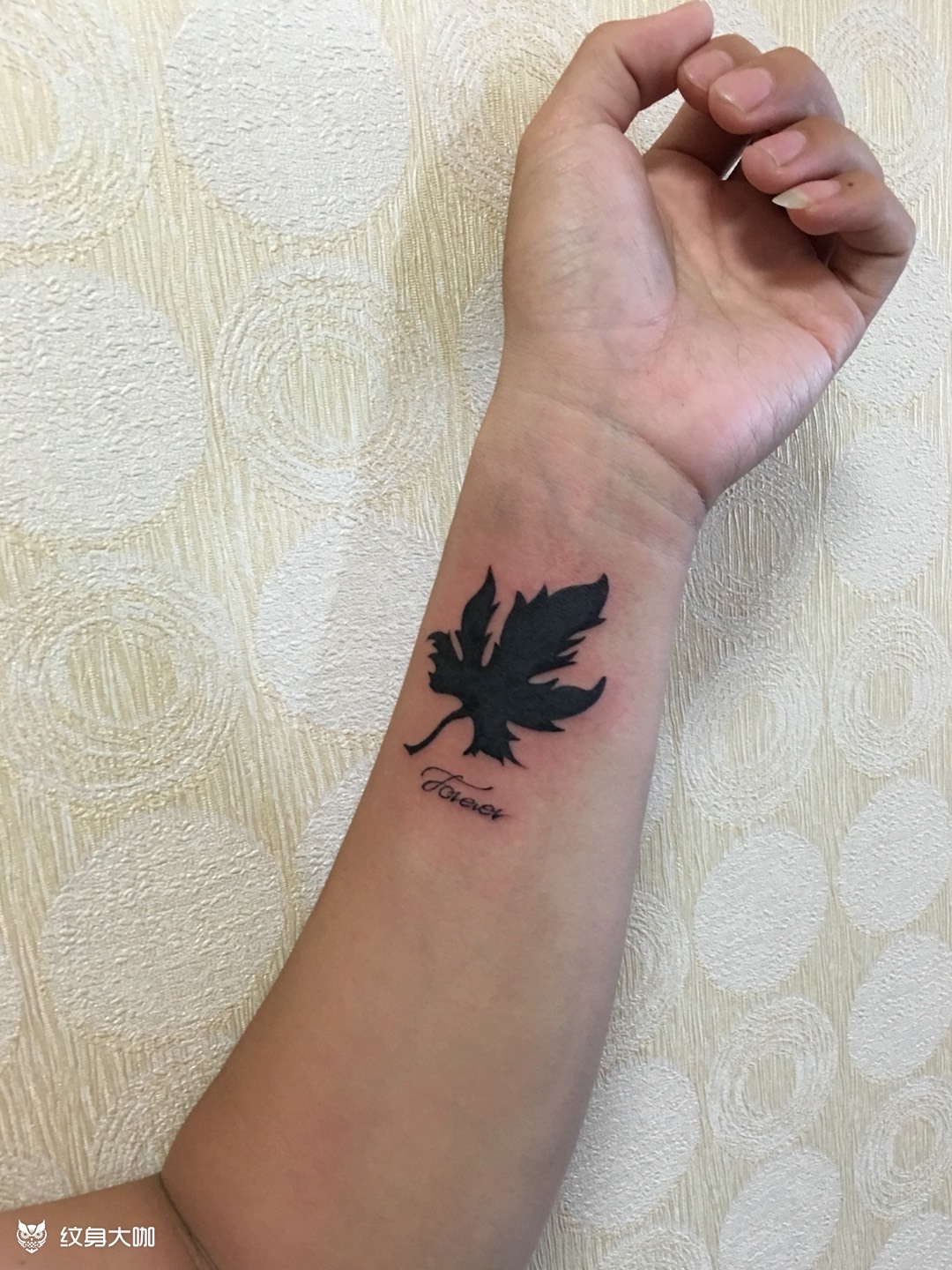 枫叶93_纹身图案手稿图片_禹章的纹身作品集