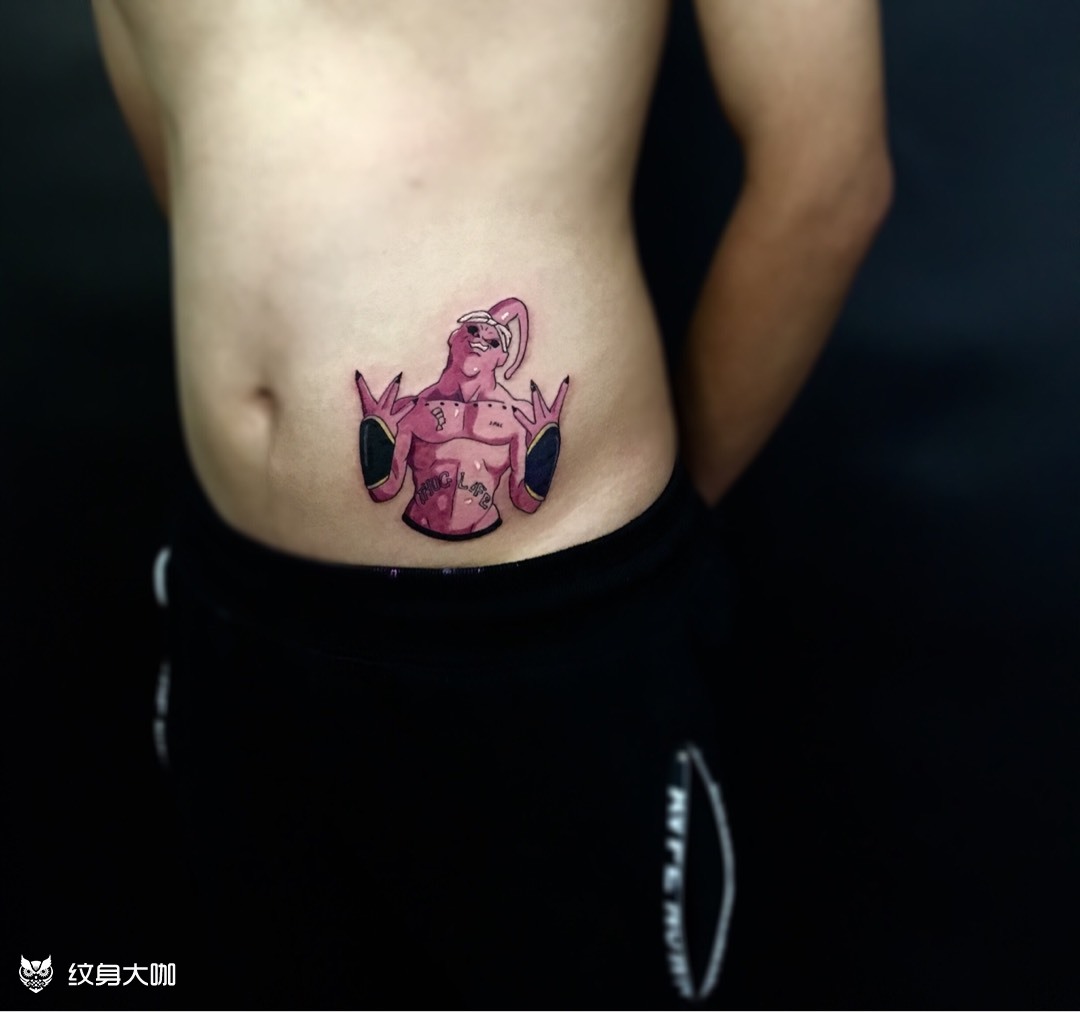 魔人布欧_纹身图案手稿图片_王志刚的纹身作品集