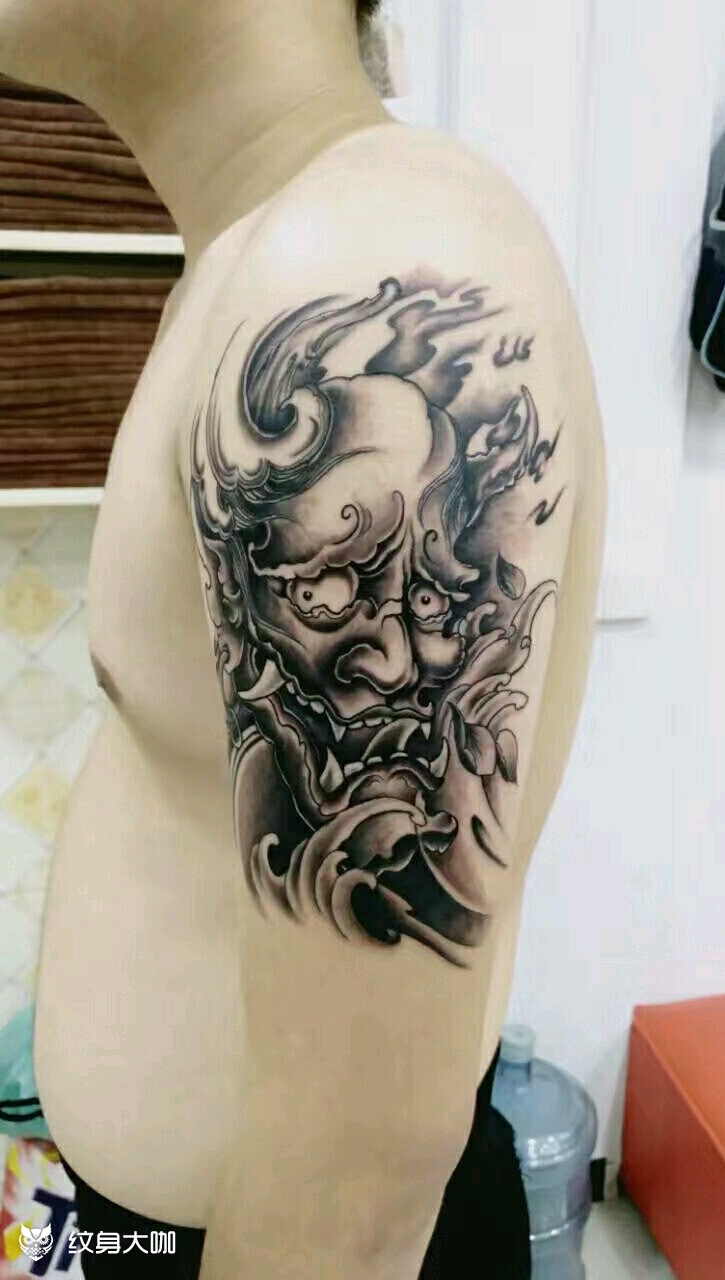 大臂班诺_纹身图案手稿图片_琦峰tattoo的纹身作品集