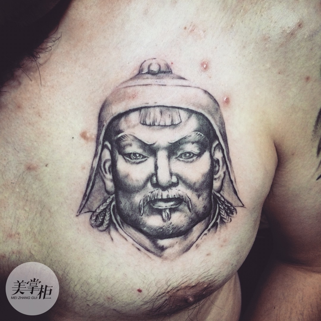蒙古族纹身图案图片