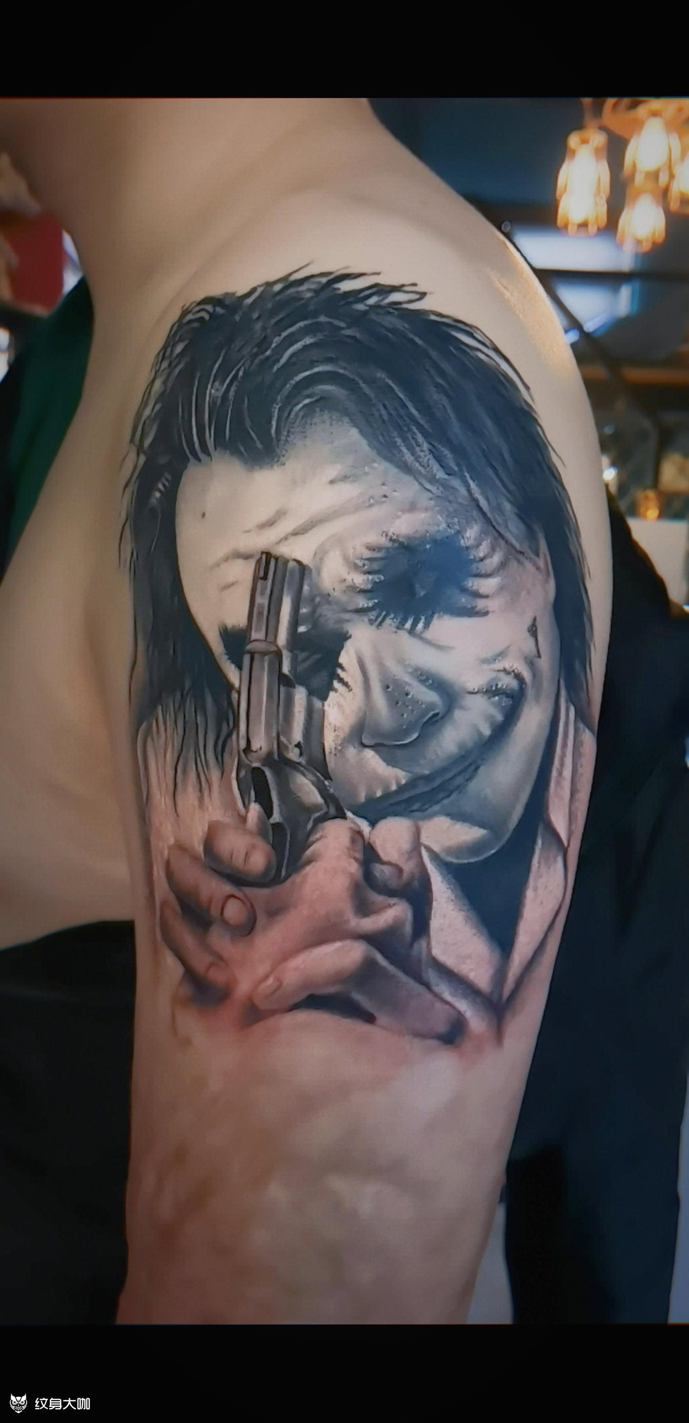 小丑_纹身图案手稿图片_宋方亮的纹身作品集