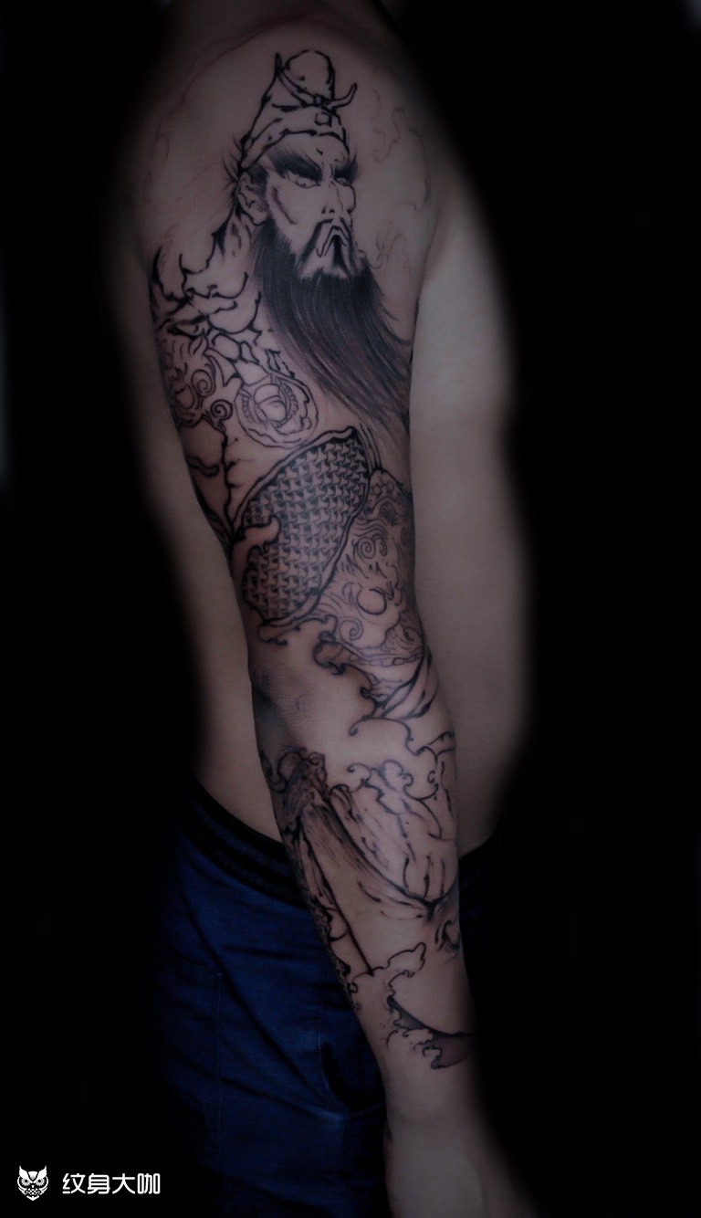 纹身图案手稿图片_怀宇的纹身作品集