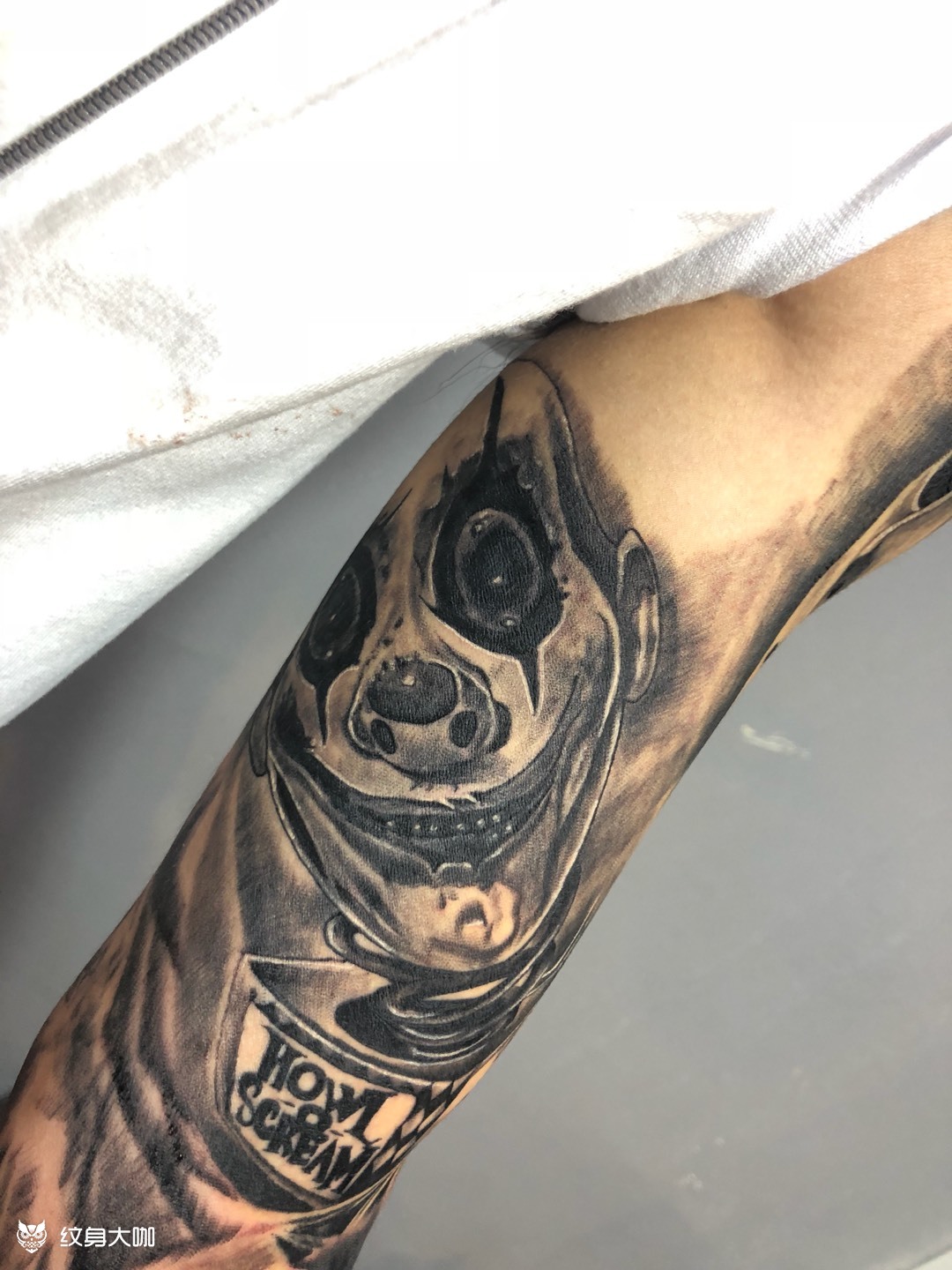 暗黑欧美 拼接_纹身图案手稿图片_k k.的纹身作品集