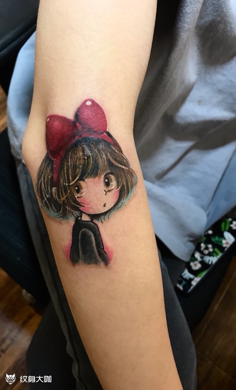 魔女宅急便_纹身图案手稿图片_牛晋北的纹身作品集