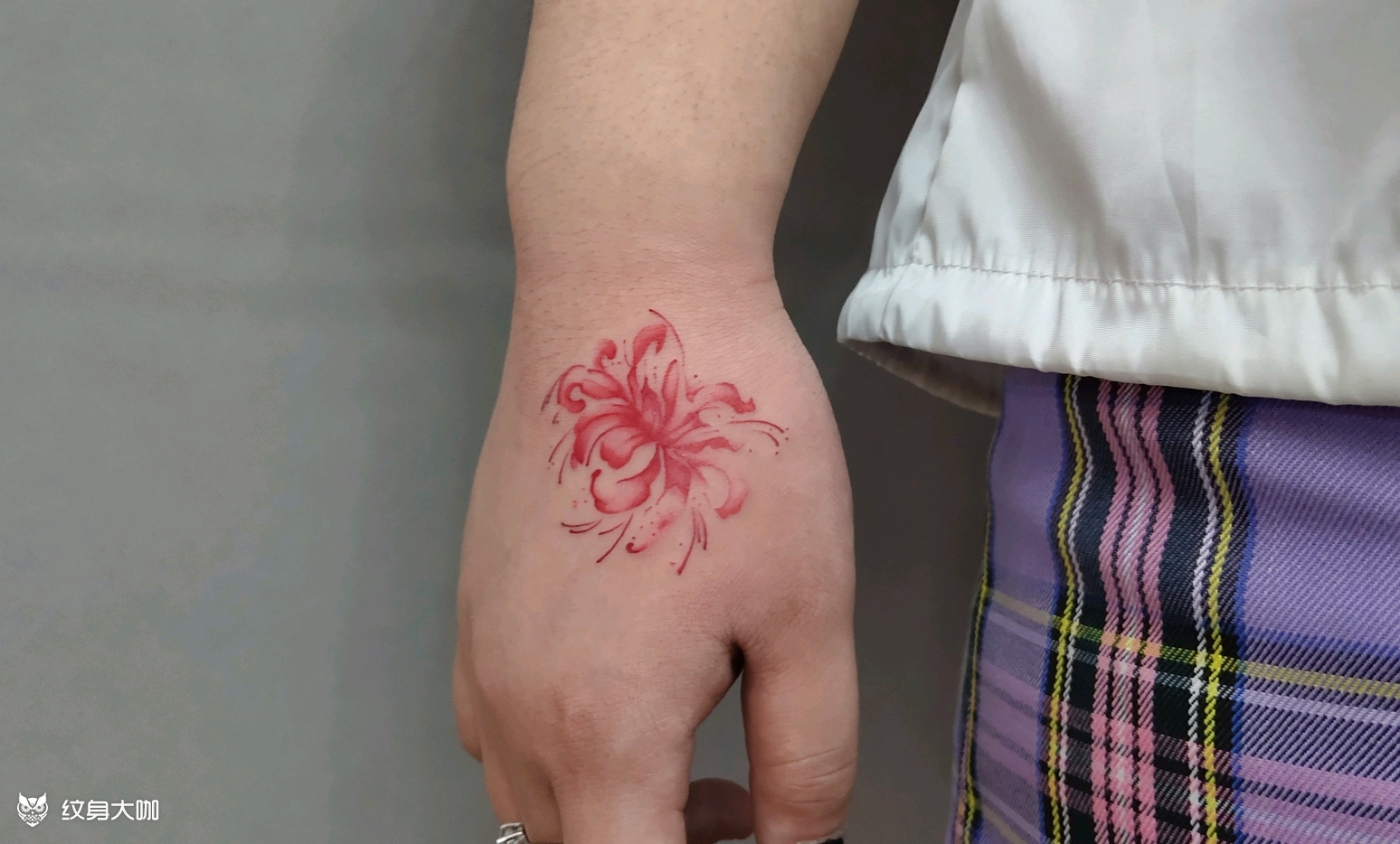 彼岸花_纹身图案手稿图片_老蒋的纹身作品集