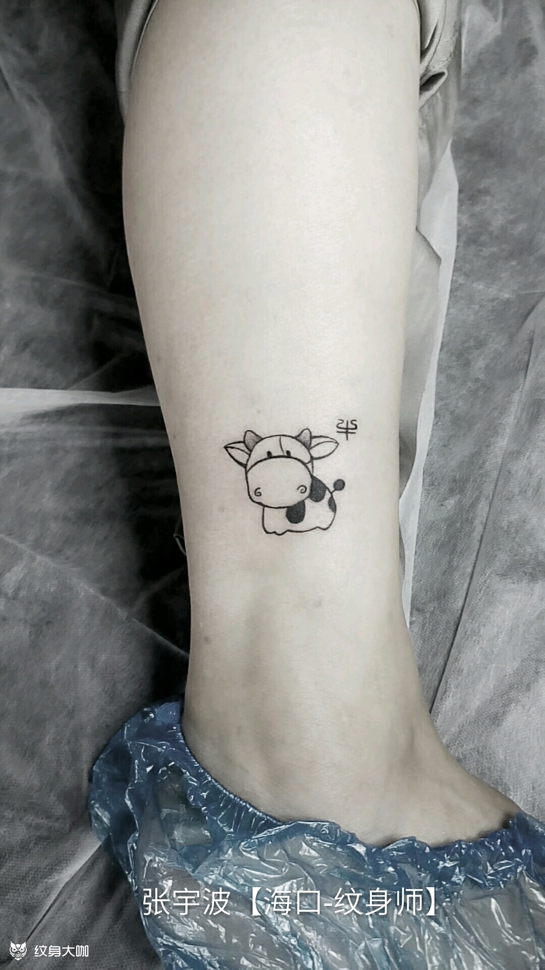 牛90_纹身图案手稿图片_张宇波的纹身作品集