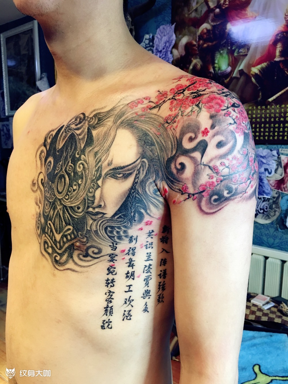 赤麟堂刺青作品_纹身图案手稿图片_高波的纹身作品集