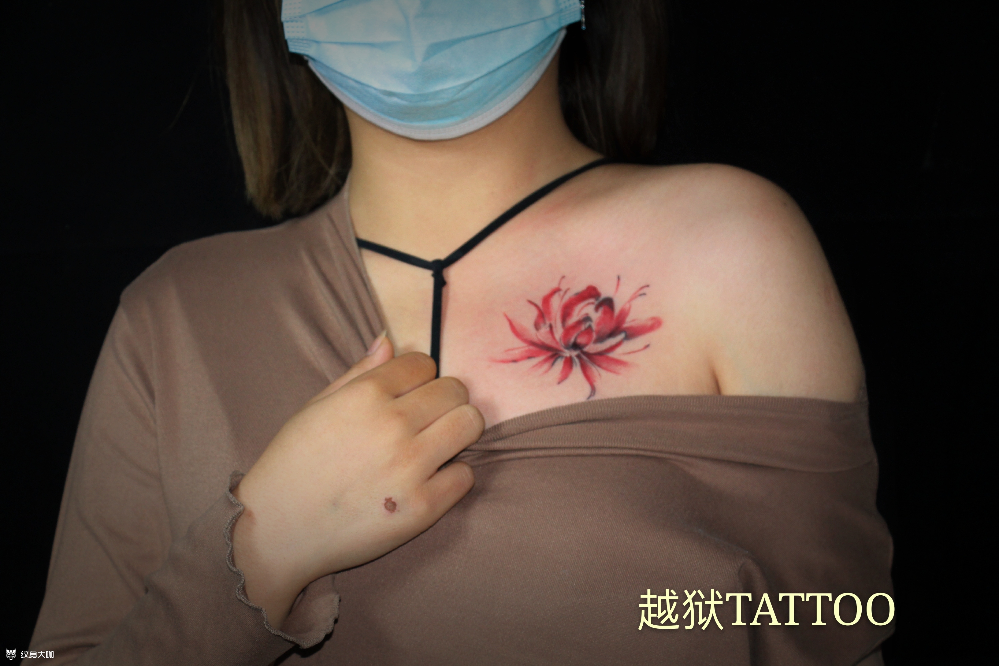 彼岸花_纹身图案手稿图片_刘江涛的纹身作品集