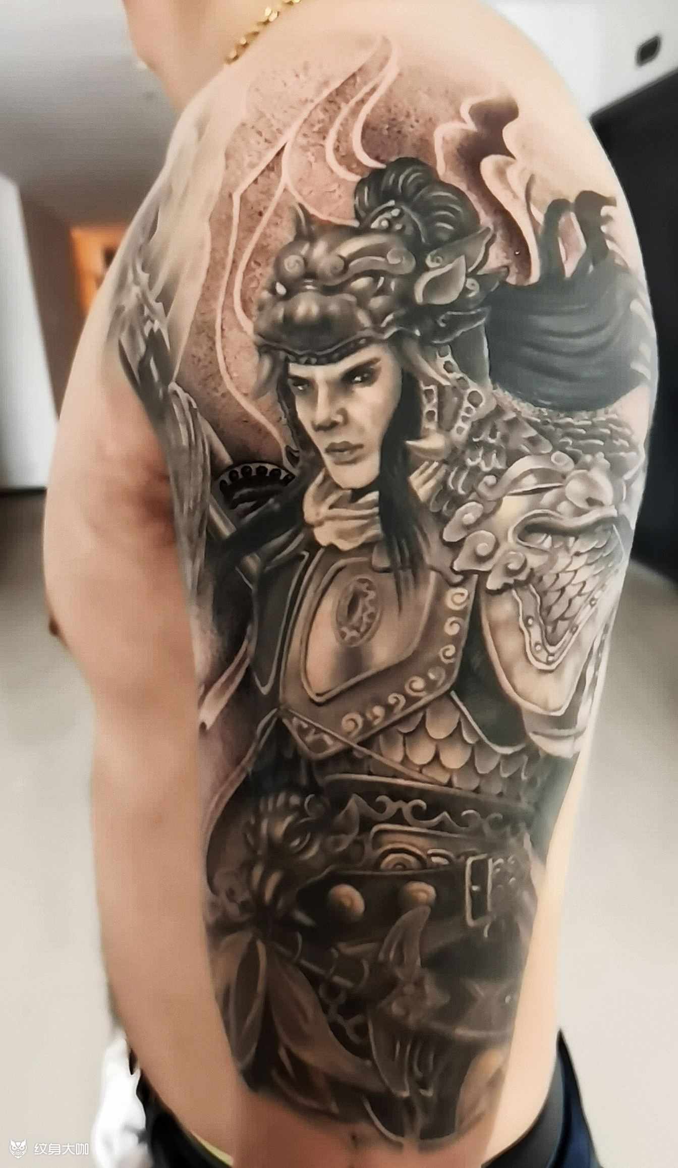 赵子龙_纹身图案手稿图片_宋方亮的纹身作品集