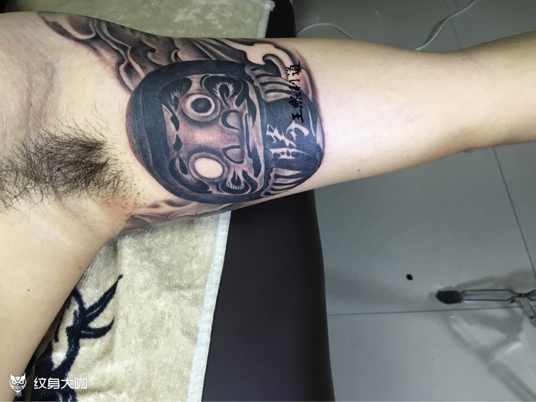 蛋蛋_纹身图案手稿图片_无为的纹身作品集