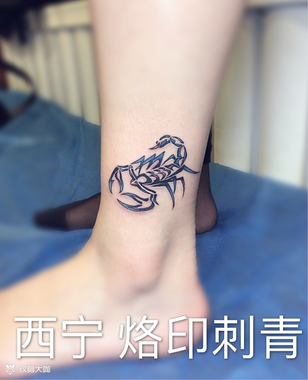 图腾小蝎子_纹身图案手稿图片_舒昶的纹身作品集