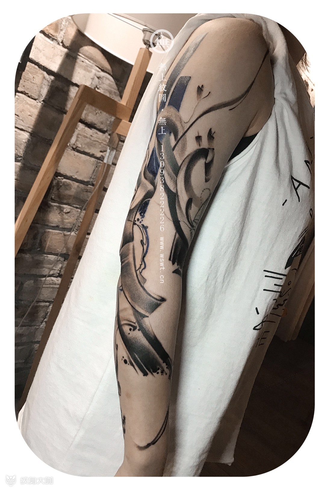 笔触花臂【无上出品】视觉效果_纹身吧社区 - 纹身大咖