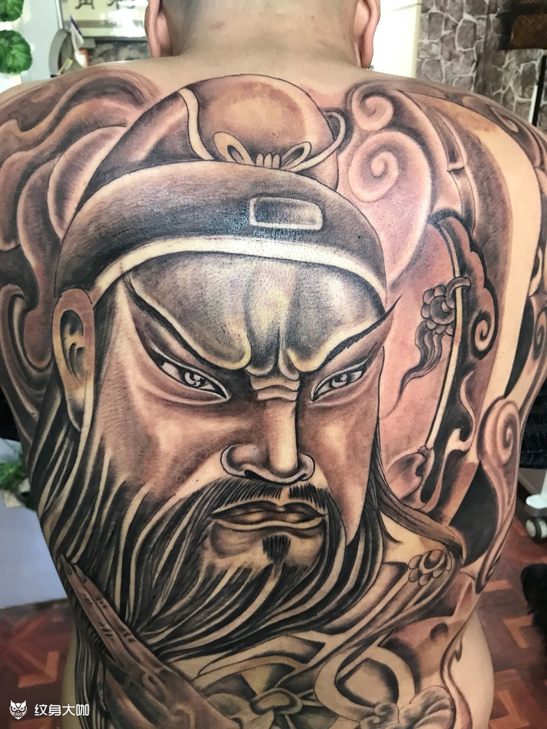 关公_纹身图案手稿图片_超凡的纹身作品集