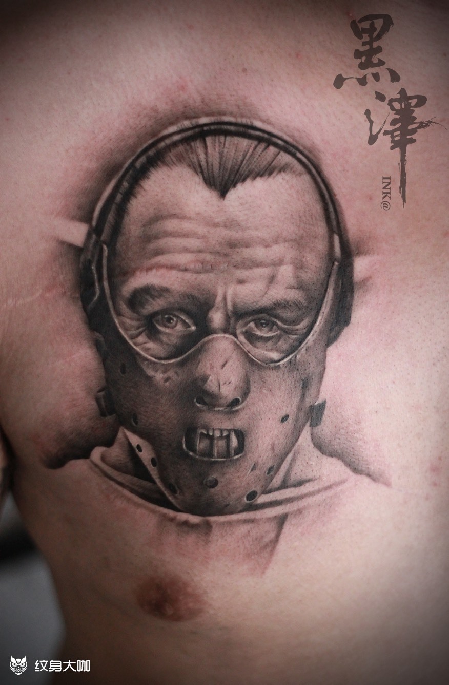 汉尼拔_纹身图案手稿图片_大兵的纹身作品集