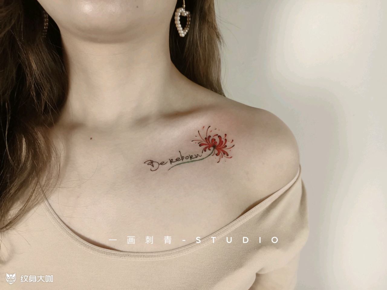 彼岸花_纹身图案手稿图片_伟…的纹身作品集