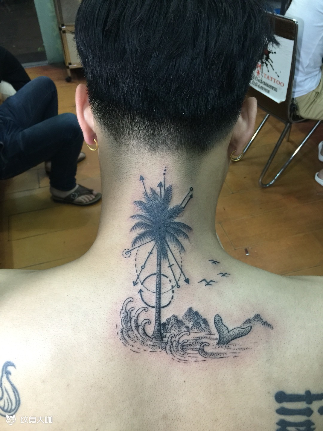 原创设计点刺风格_纹身图案手稿图片_墨客纹身刺青馆的纹身作品集