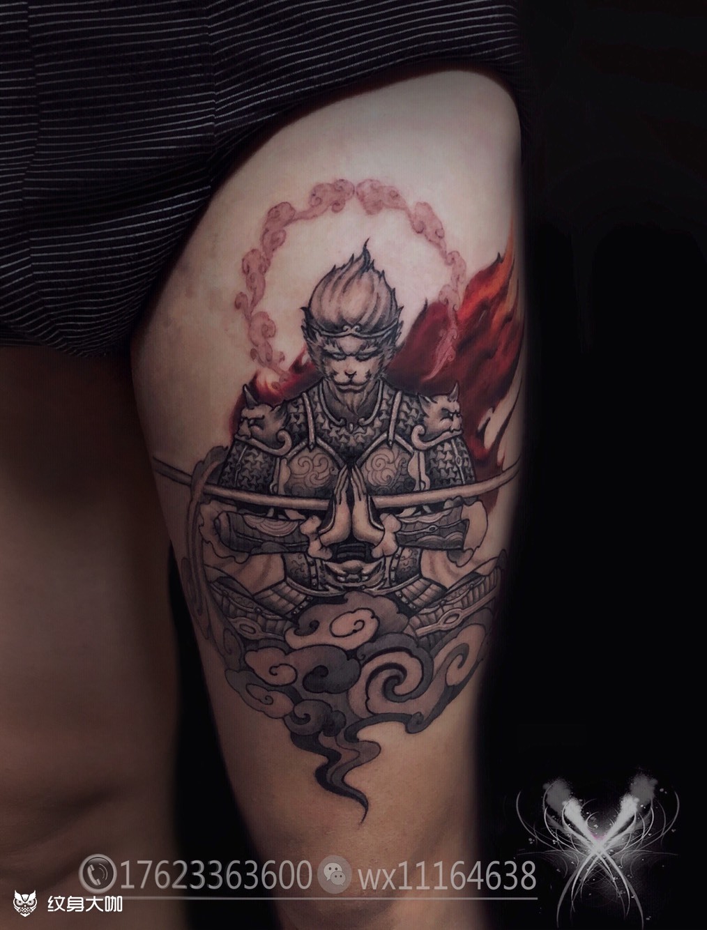 斗战胜佛_纹身图案手稿图片_jojo的纹身作品集