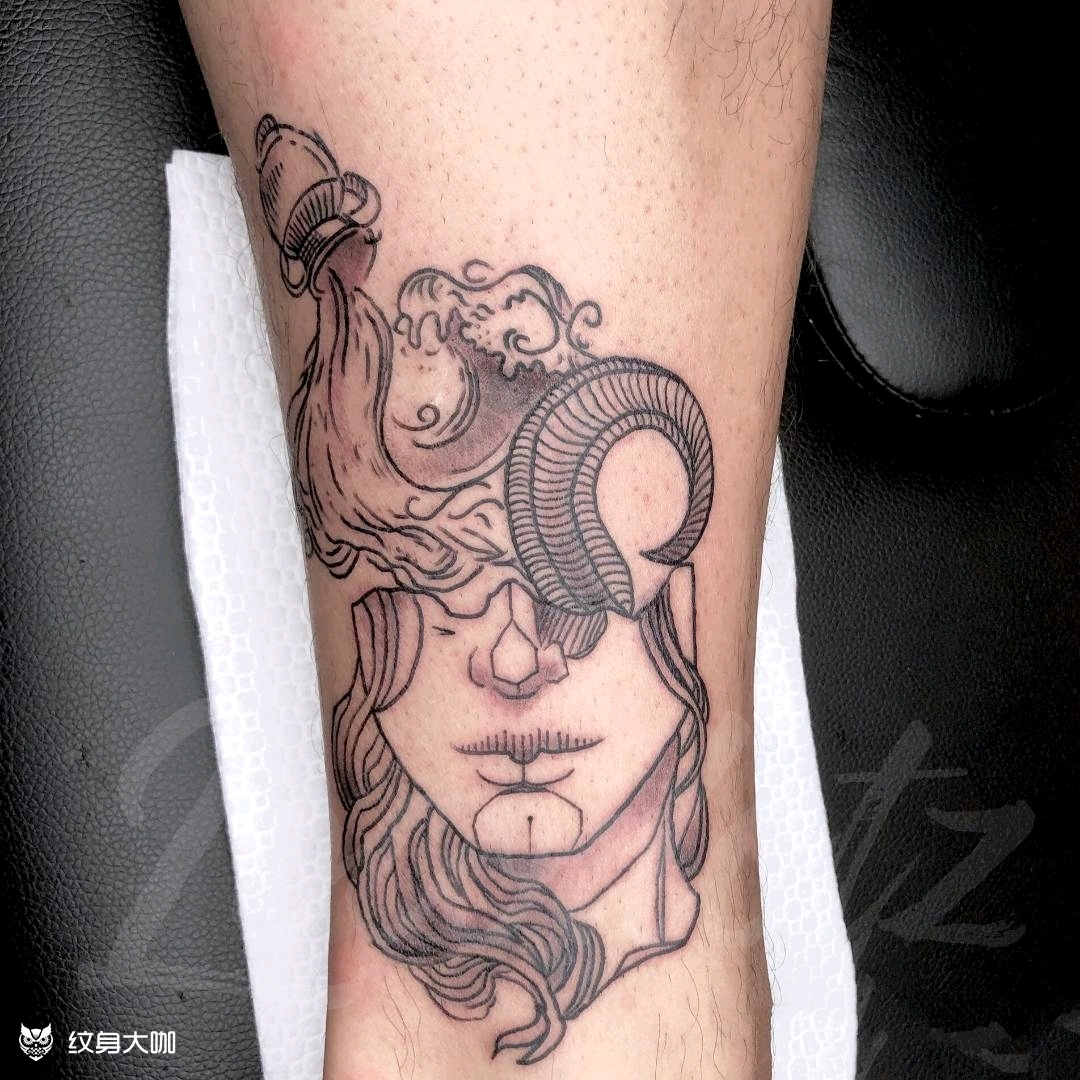 十二星座之【水瓶座】公历:1_纹身吧社区 - 纹身大咖