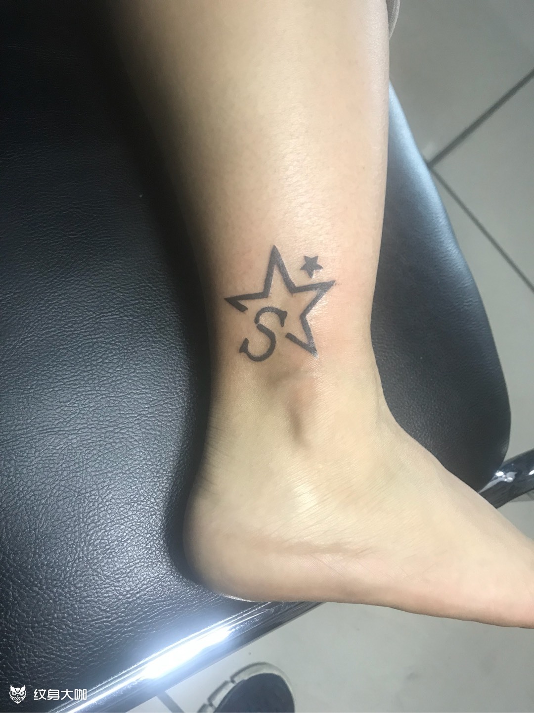 星星字母_纹身图案手稿图片_温亮的纹身作品集