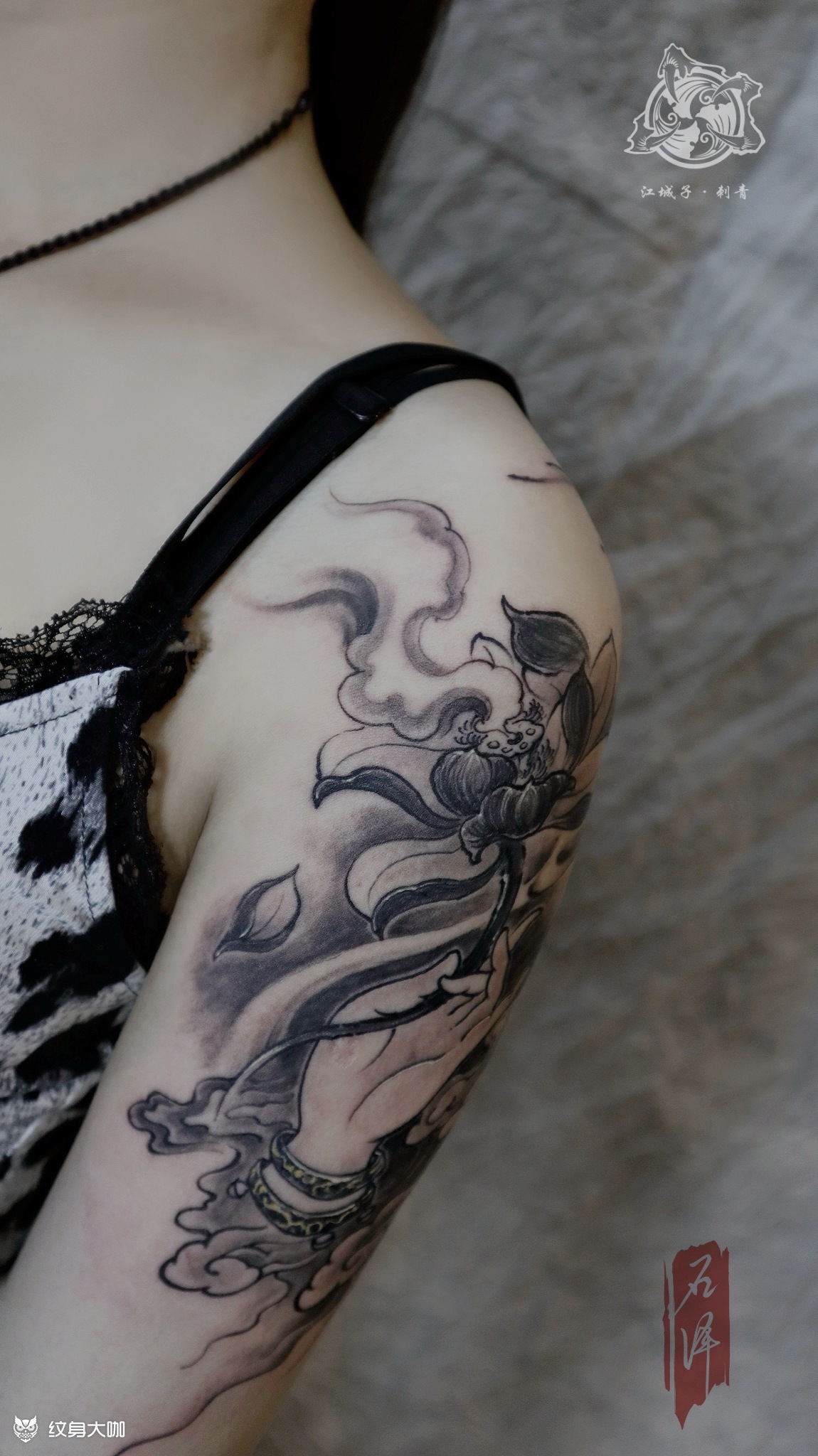 佛手莲花_纹身吧社区 - 纹身大咖