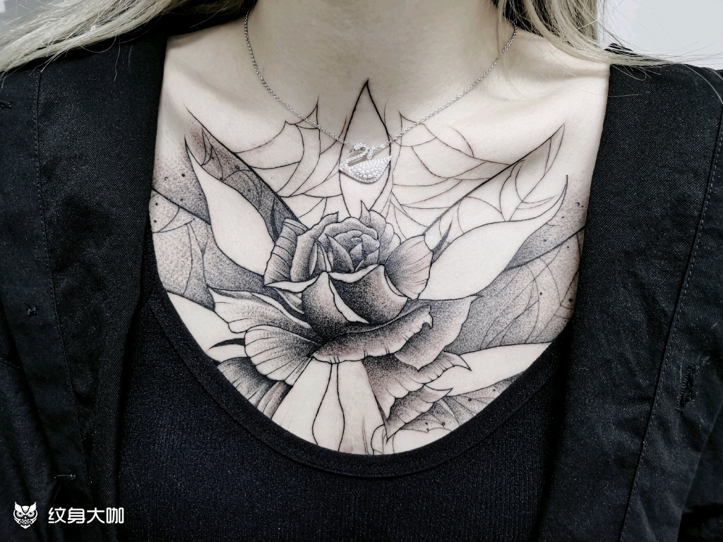花胸未完_纹身图案手稿图片_李同茂的纹身作品集