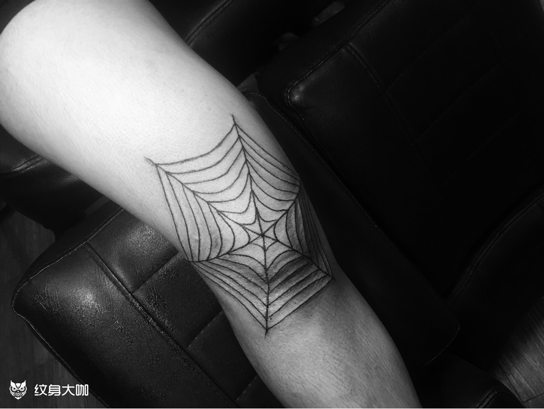 蜘蛛网_纹身图案手稿图片_乔帅的纹身作品集
