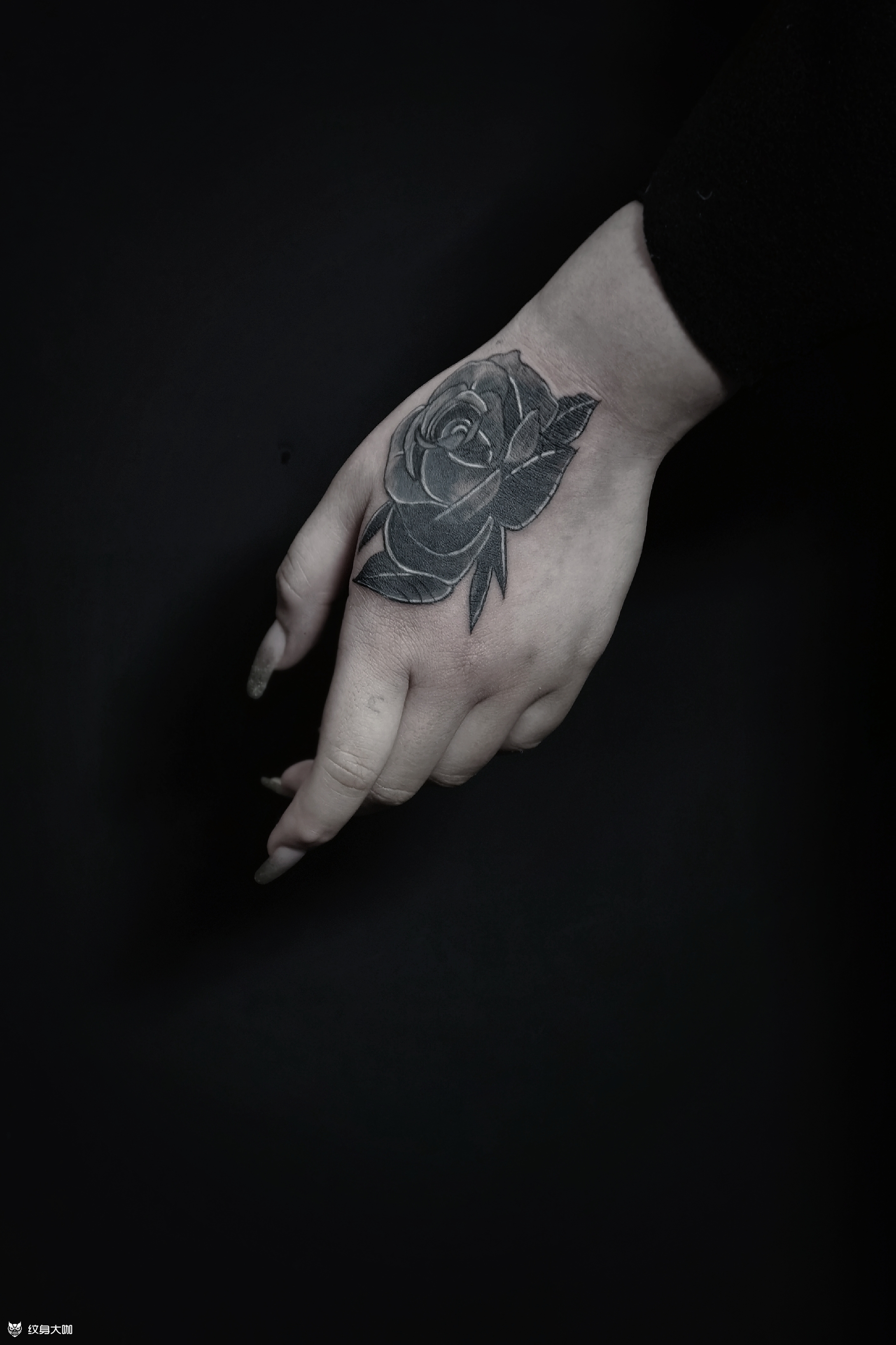 手部遮盖_纹身图案手稿图片_小雨的纹身作品集