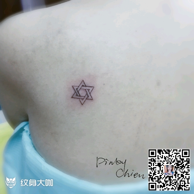六芒星_纹身图案手稿图片_pinkychien的纹身作品集