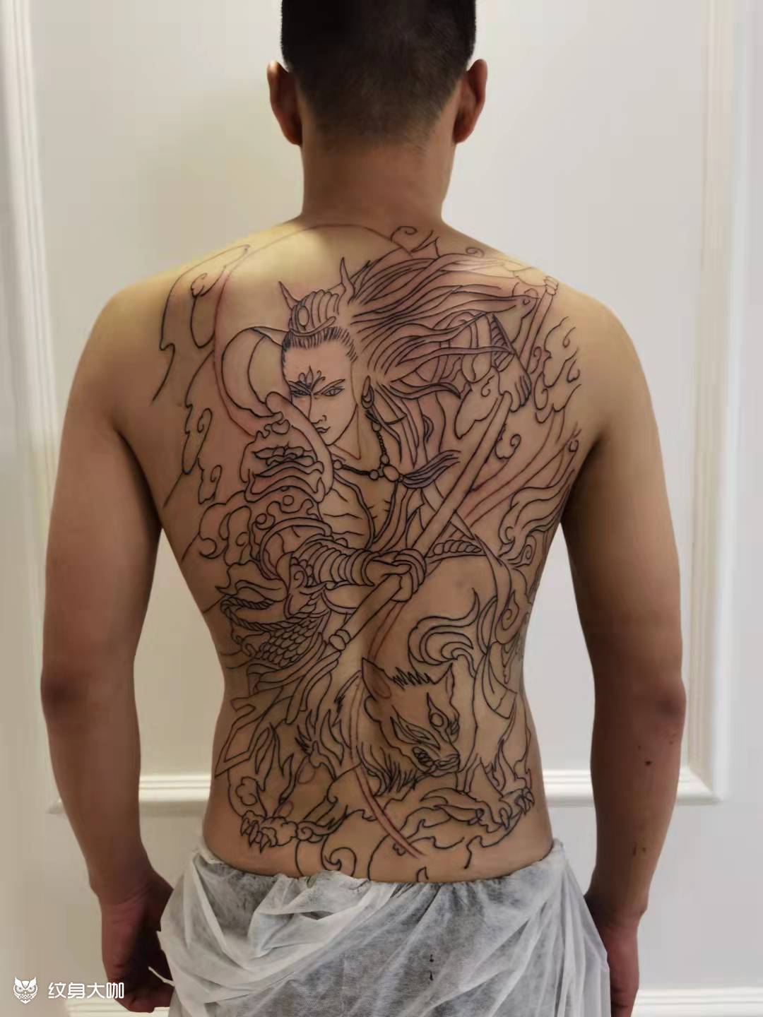 二郎神_纹身图案手稿图片_邦爷~的纹身作品集