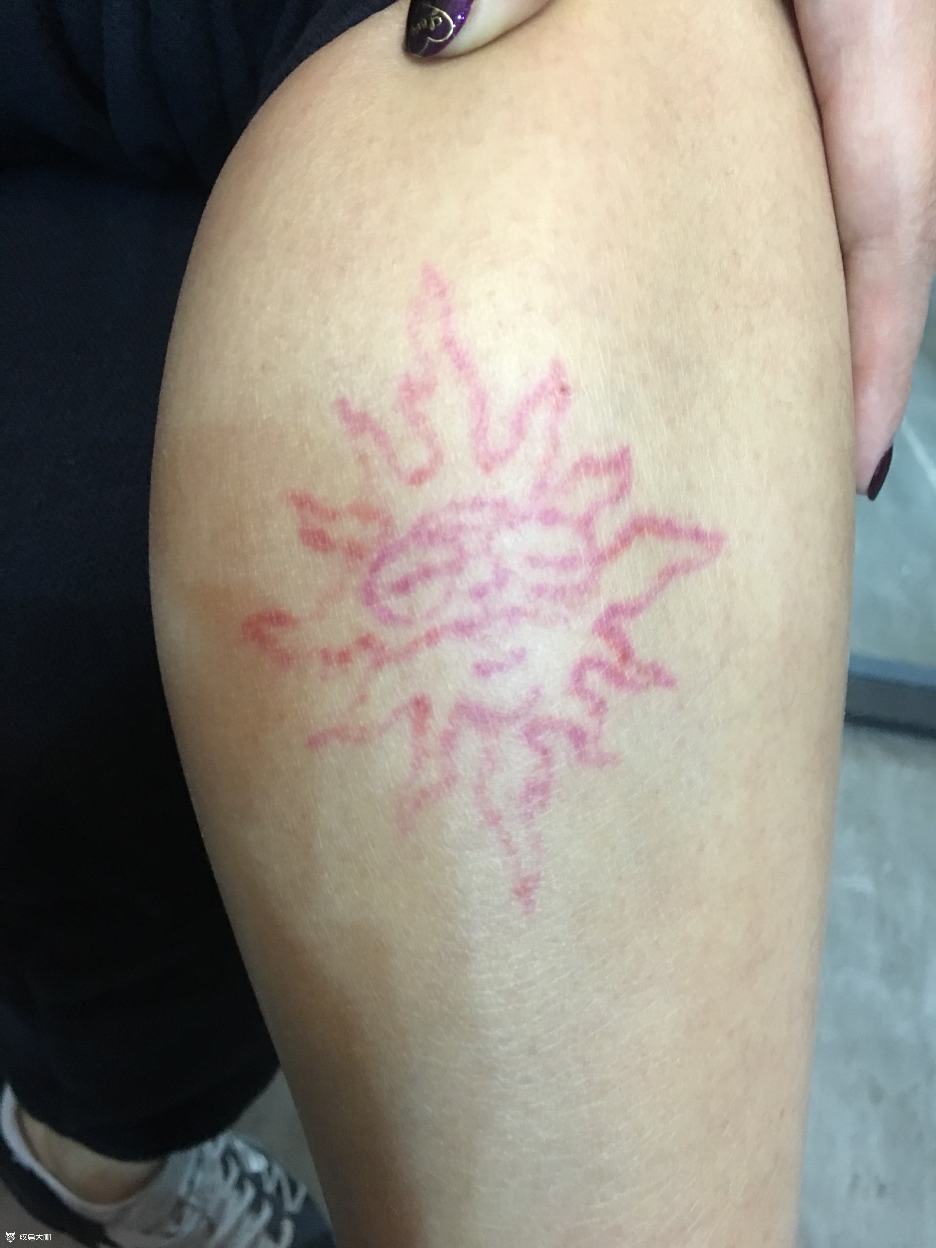 太阳系_纹身图案手稿图片_亮子的纹身作品集