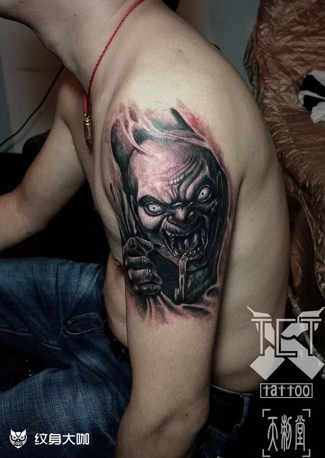 魁星_纹身图案手稿图片_天刺堂-波的纹身作品集