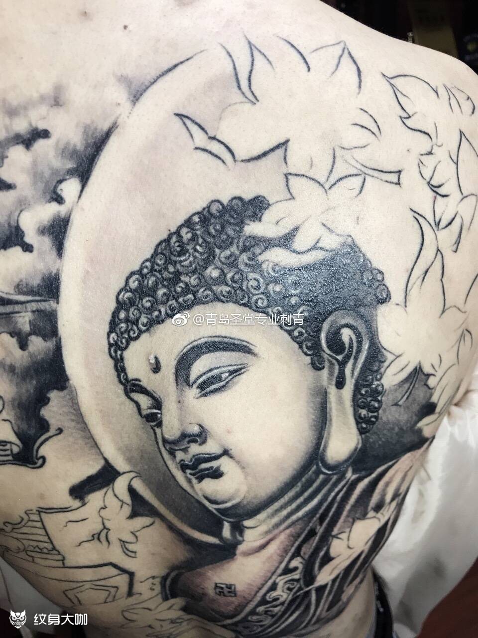 满背_纹身图案手稿图片_雕喜的纹身作品集