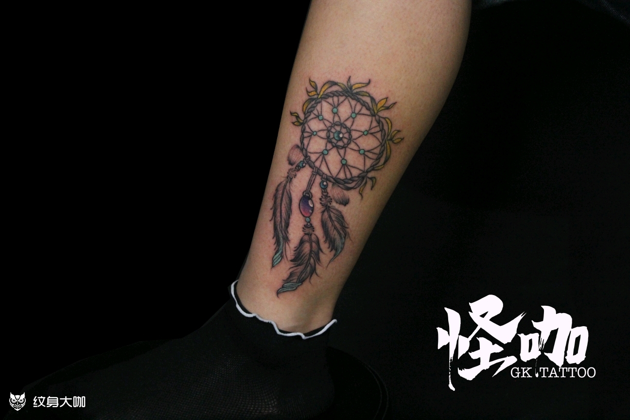 捕梦网_纹身图案手稿图片_怪咖的纹身作品集