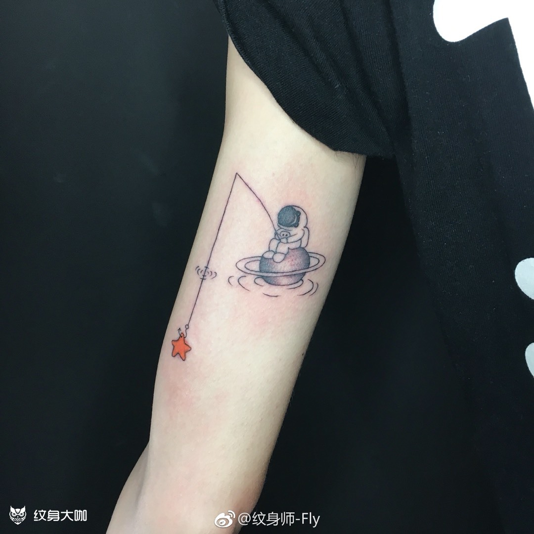 孤独症_纹身图案手稿图片_fly的纹身作品集