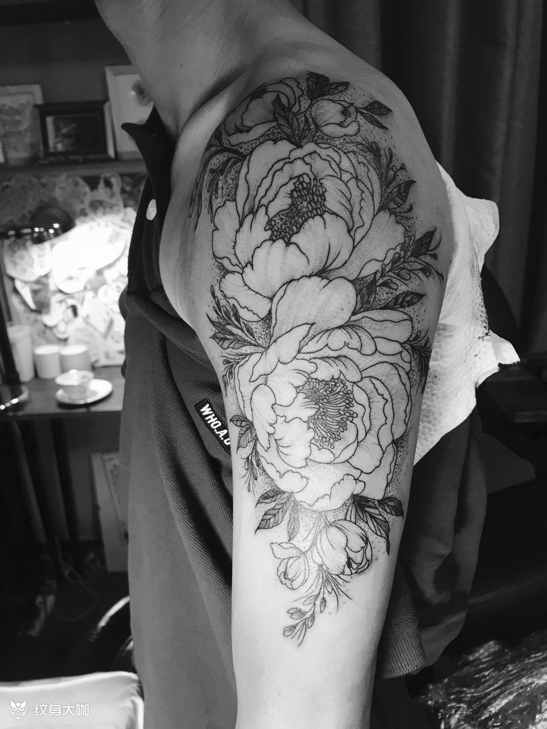 花臂_纹身图案手稿图片_ff范范的纹身作品集